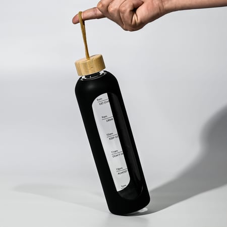 1L Glass Water Bottle