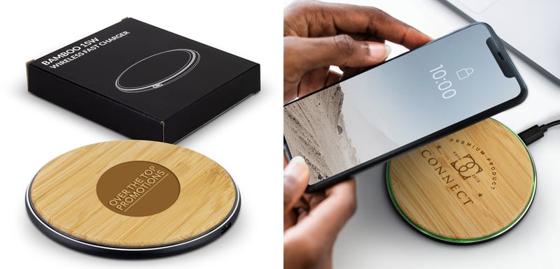 Bamboo 15W Wireless Fast Charger