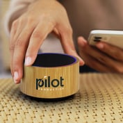 Bamboo Bluetooth Speaker - Black-1