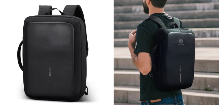 Bobby Bizz Anti-theft Backpack Briefcase_