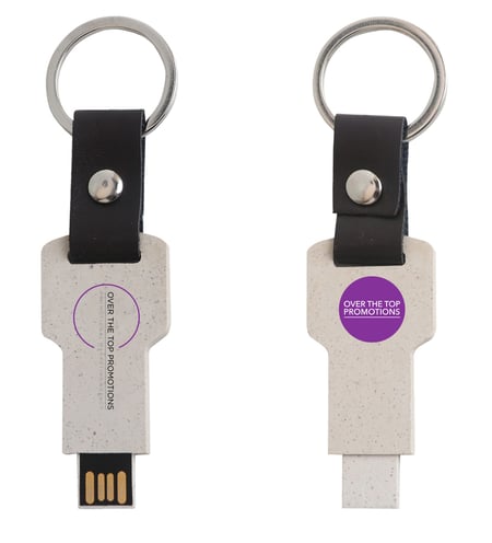 Eco Mini Flash Drive Keychain
