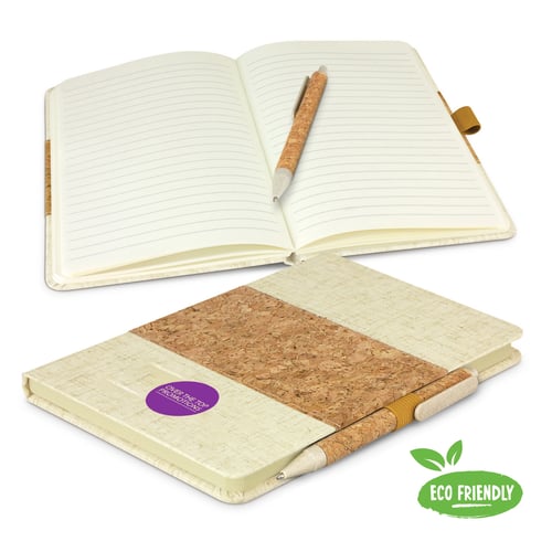 Eco notebook and pen set