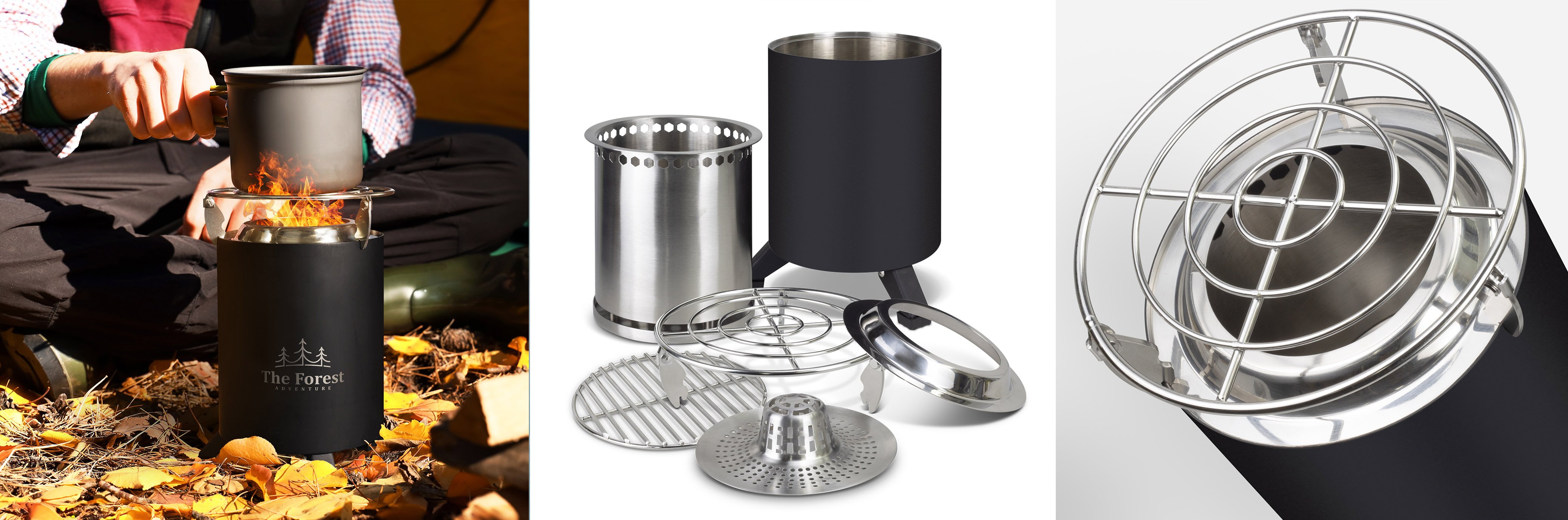 Frontier Camp Fire and Cooker