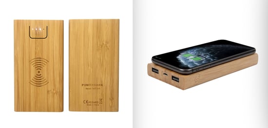 Jaegers Bamboo Wireless Power Bank