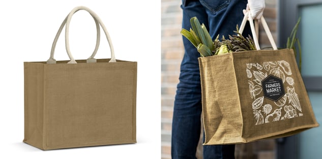 Torino Starch Jute Tote Bag 123581-1_