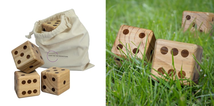 Wooden Yard Dice Game