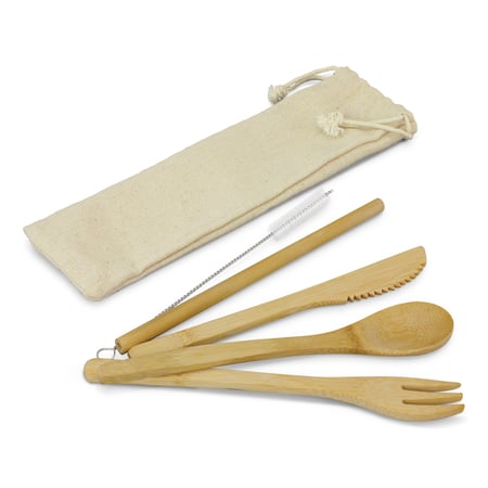 bamboo cutlery set