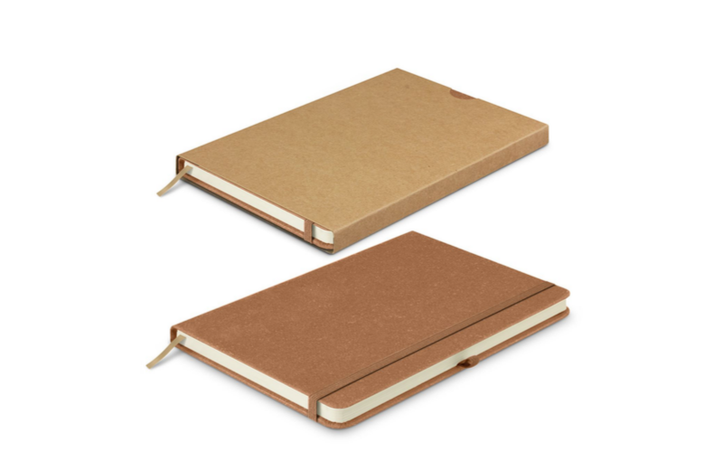 recycled hard cover notebook